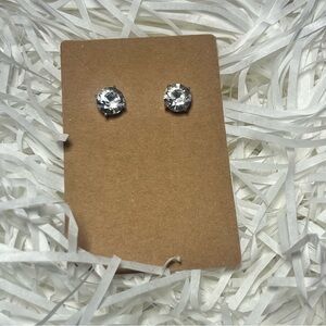 Elegant Silver Stud Earrings
